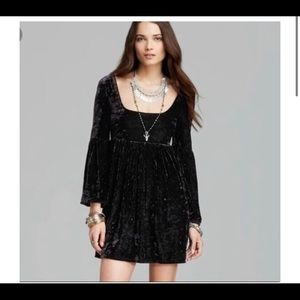 Free People Crush velvet dress!